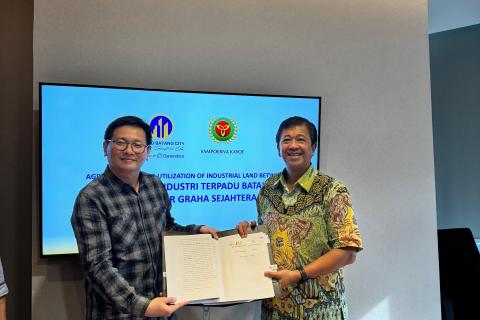 signed a Land Utilization Agreement for Industrial Land (PPTI)